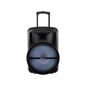 Caixa Amplificada 500W Woofer 15" BTH FM LED Bateria Lenoxx CA350