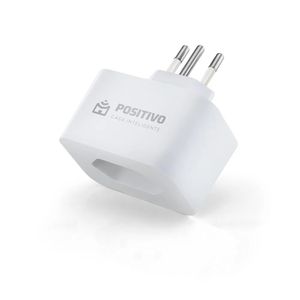 Plug Inteligente Positivo Wi-Fi HS 10A 1000W compatível c/ Alexa