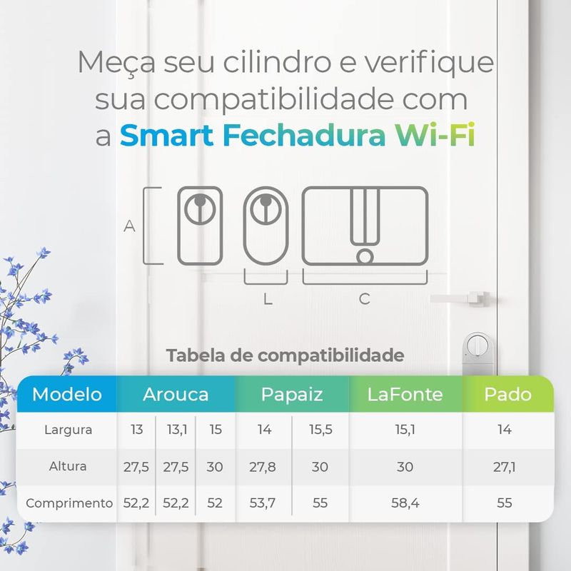 Cerradura digital Positivo Casa Inteligente Fechadura inteligente