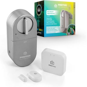 Kit Smart Fechadura com Hub Wi-Fi Conexão Bluetooth 5.0 Positivo