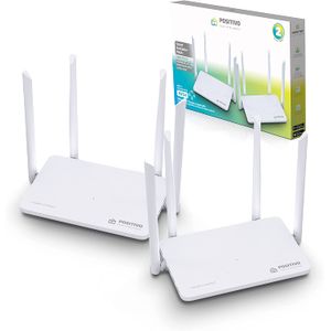 Kit Roteador Smart Mesh Giga 60Hz Wi-Fi 1000 Megas Dual Band Positivo