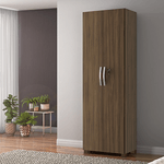 Armario-Multiuso-com-chave-Notavel-Moveis-NT4020-2-portas---Nogal-Trend