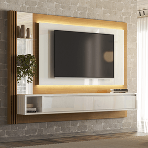 Painel para TV até 55” Cairo Tauari Off White