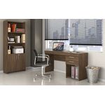 Multiuso-para-Escritorio-Notavel-2-portas-com-chave-e-Escrivaninha-Office-Notavel-2-Gavetas-e-1-Nicho-Nogal-Trend
