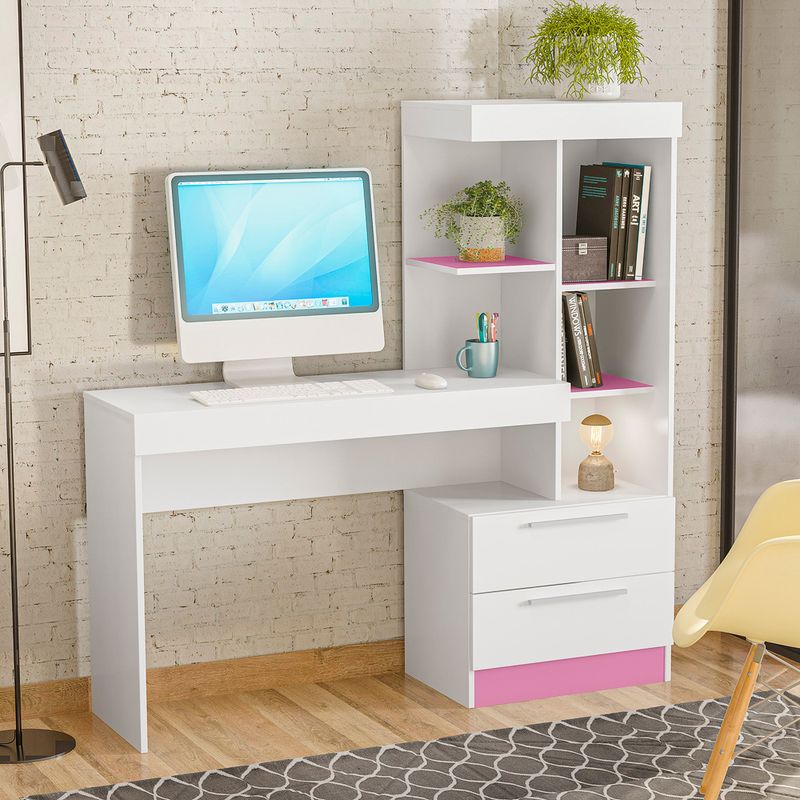 4-Escrivaninha-Notavel-com-Estante-2-gavetas-e-4-nichos-mesa-de-computador-mesa-office-mesa-de-escritorio-escrivaninha-de-computador