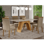 SALA-DE-JANTAR-CLARA-180-COM-6-CAD-ALICE-NATURE-OFF-WHITE-MADEIRA-JOLI