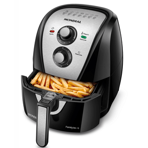 Fritadeira Sem Óleo Air Fryer Elétrica Mondial 4 Litros AFN-40-BI com Time