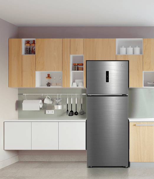 Geladeira Frost Free 463L Midea Inox MD-RT645MTA