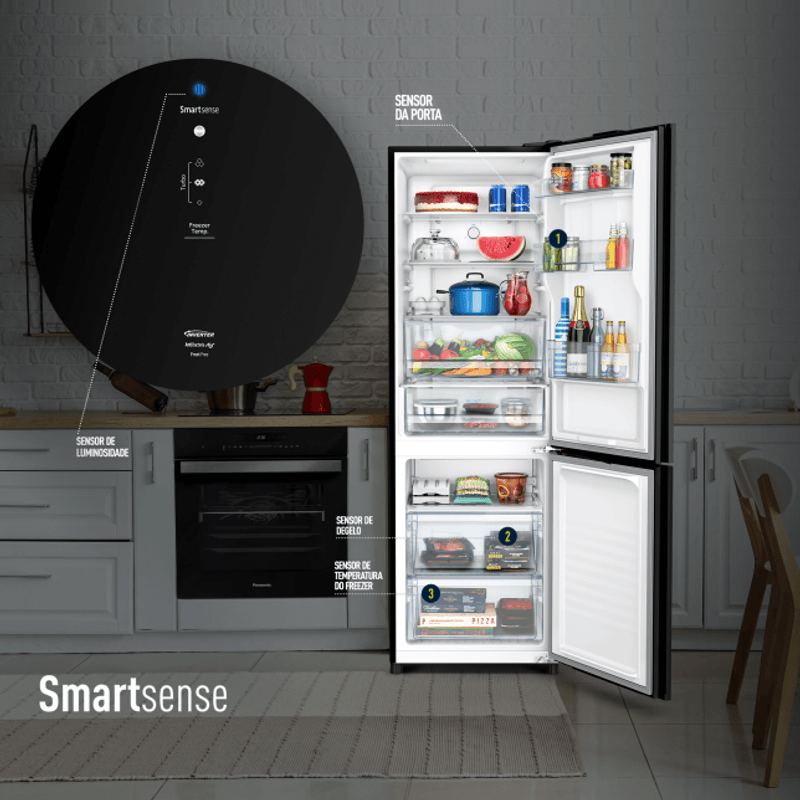 geladeira-panasonic-preta-glass