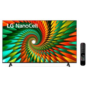 Smart TV LG NanoCell 50” 4K com GeforceNow, Alexa, Apple Home Nano77SRA