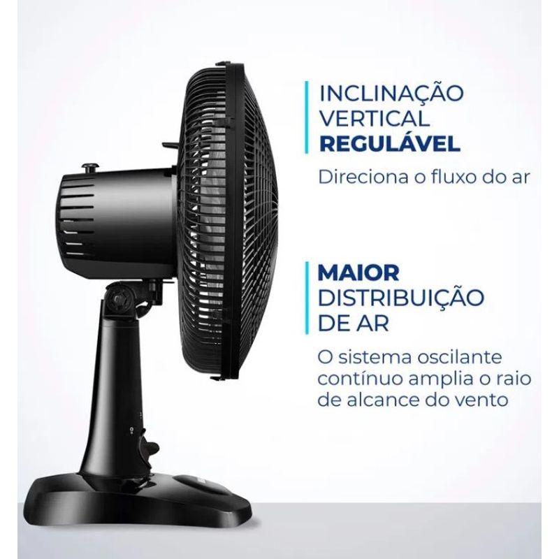 Ventilador De Mesa 30cm Mondial 3 Velocidades VSP-30-B