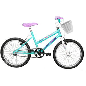 Bicicleta Track Bikes Aro 20 Cindy  - Azul e Branca
