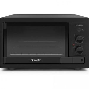 Forno Elétrico Mueller Fratello 44 Litros Grill Dourador Preto Fosco