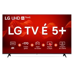 Smart TV LG 75” LED HRD10 PRO 4K, ThinQ AI e Otimizador de Jogo 75UR8750