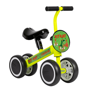 Bicicleta de Equilíbrio sem pedal Kit Kat Track Amarelo Neon