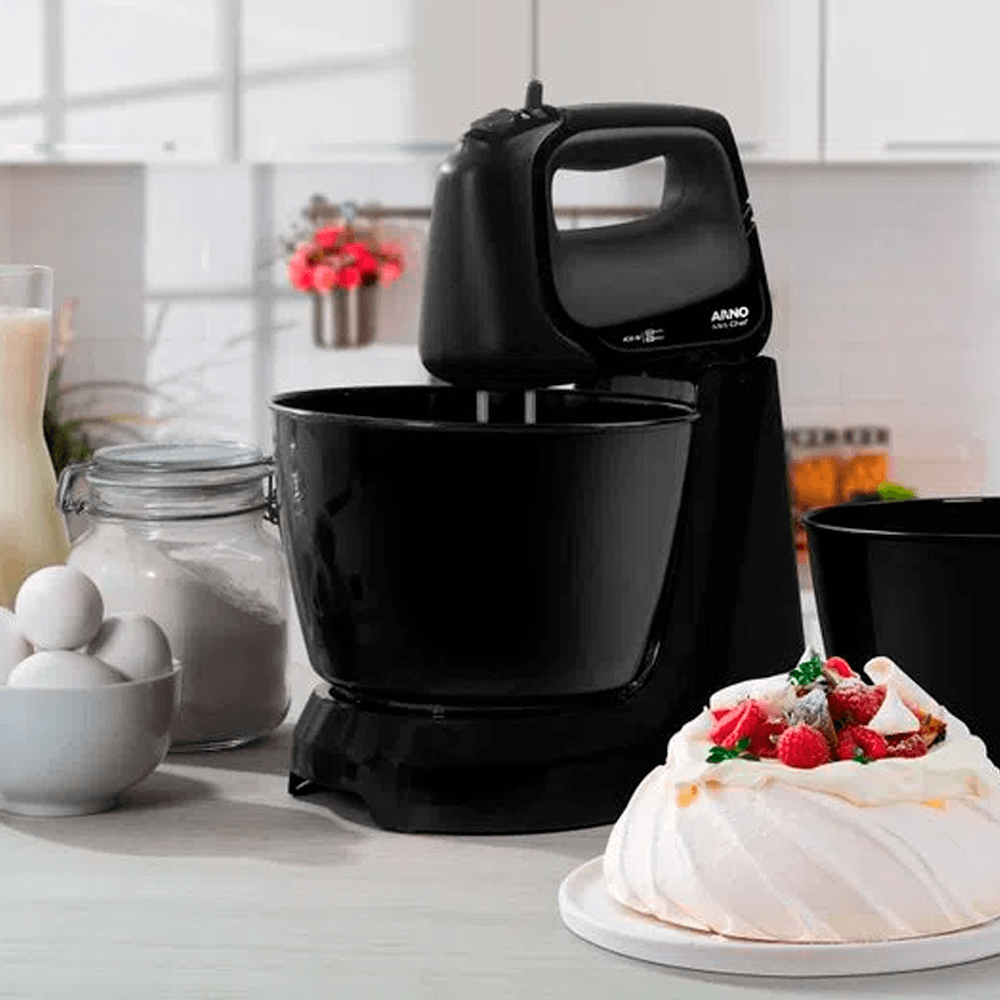 Batedeira Arno Mini Chef 400W 4 Litros Preta
