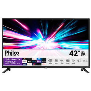 Smart TV Philco 42” Full HD Roku Dolby Audio PTV42G6FR2CPF