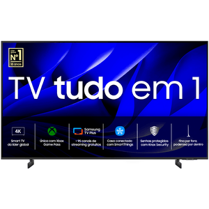 Smart TV 65" Samsung CRYSTAL UHD 4K DU8000 com Gaming Hub e Assistentes de Voz