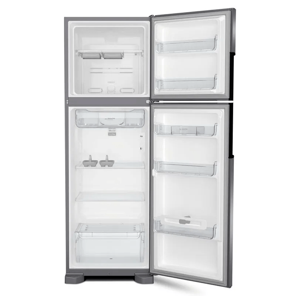 Geladeira Consul Frost Free Duplex 386 litros com Altura Flex Inox