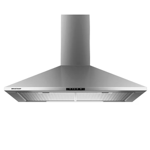 Coifa de Parede Brastemp 60cm Inox para 4 bocas com Duplo Filtro BAI60BR