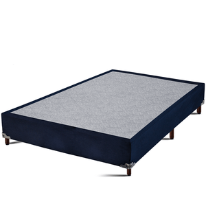 Base Box Casal Polar Stella 138x188cm Azul