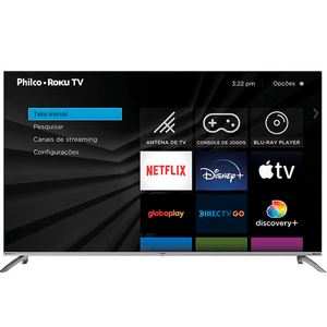 Smart TV Philco 58” 4K Roku Led Dolby Audio PTV58G7UR2CSBL