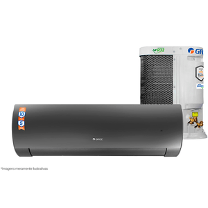 Ar-Condicionado Split Gree G-Diamond Auto Inverter Frio 12.000 BTU/h Cinza