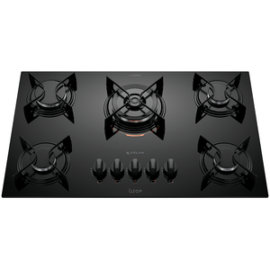 Cooktop a Gás 5 Bocas Atlas UTop com Tripla chama Preto