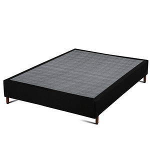 Base Box Casal Polar Safira 138x188cm Preto