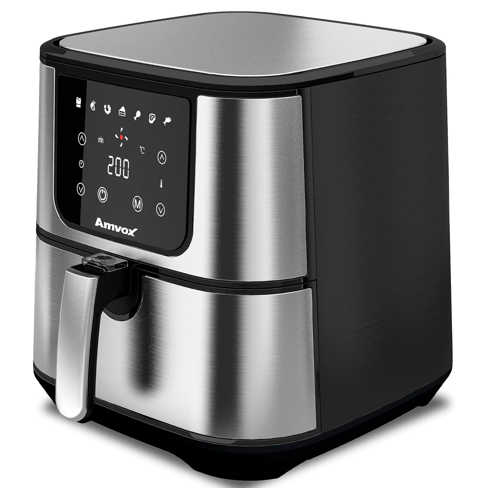 Fritadeira Air Fryer Amvox 7 Litros 1700W Inox ARF1255
