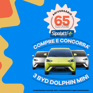 Compre e Concorra a 3 BYD Dolphin Mini 0Km
