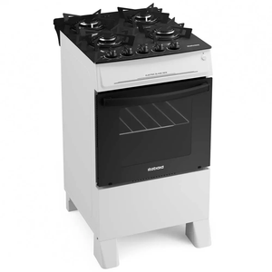 Fogão 4 Bocas com Mesa de Vidro e Acendimento Automático Itatiaia Electra Glass New Branco