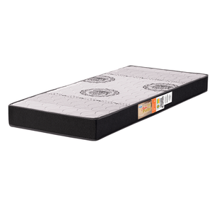 Colchão Solteiro D23 Polar Perola 88x188x14cm Preto/Chumbo