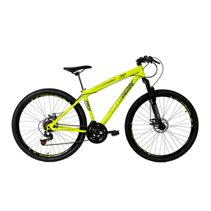 Bicicleta Track Bikes NINER Aro 29 com Freio a disco 21 marchas - Amarelo Neon