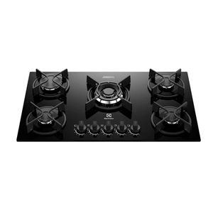 Cooktop 5 Bocas Electrolux com Mesa de Vidro e Acendimento Automático KE5GC