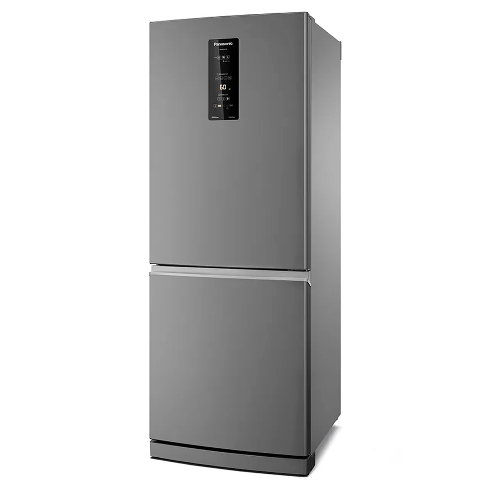Geladeira Panasonic Frost Free Inverter 460L Aço Escovado NR-BB64PV1X