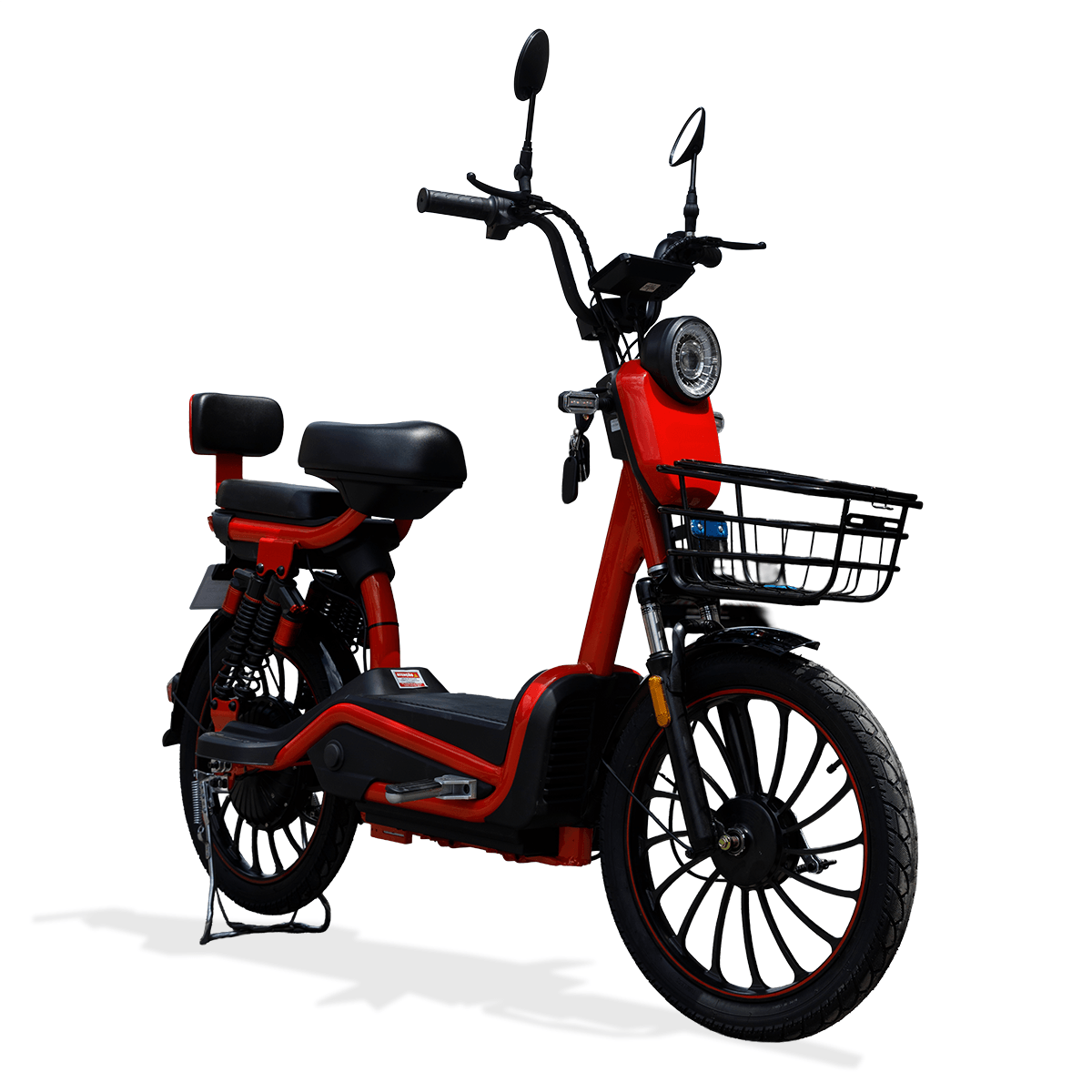 Bicicleta Elétrica Primar 500W Autopropelido Urban Vermelha