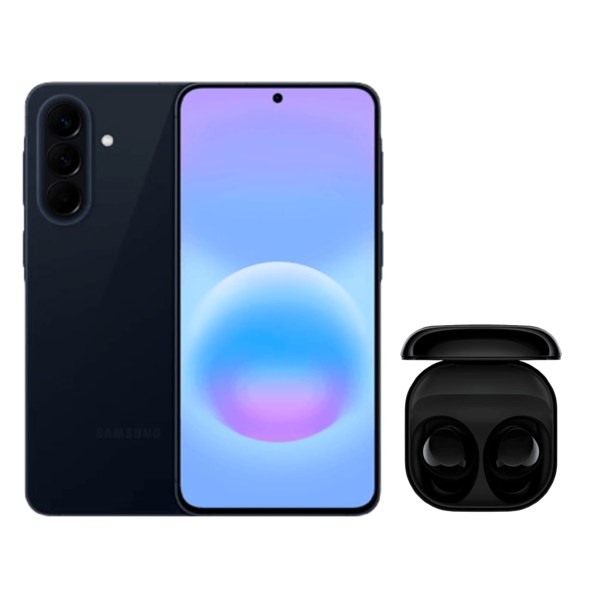Kit Samsung Galaxy A57 5G 256GB Azul Escuro com Galaxy Buds Core