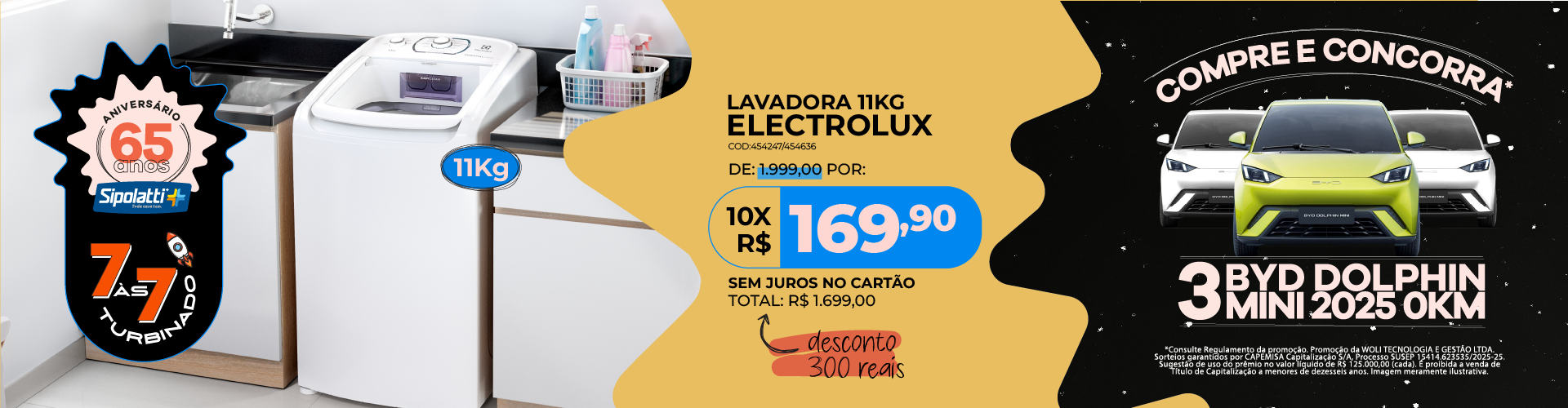 Lavadora de Roupas Electrolux Essencial Care LES11 11kg