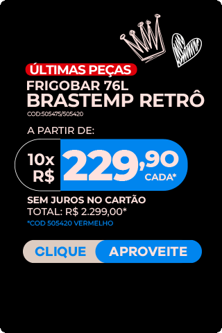 Frigobar Brastemp Retrô