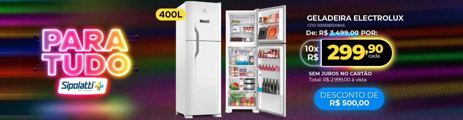 Geladeira Electrolux DFN44 Frost Free Duplex 400L
