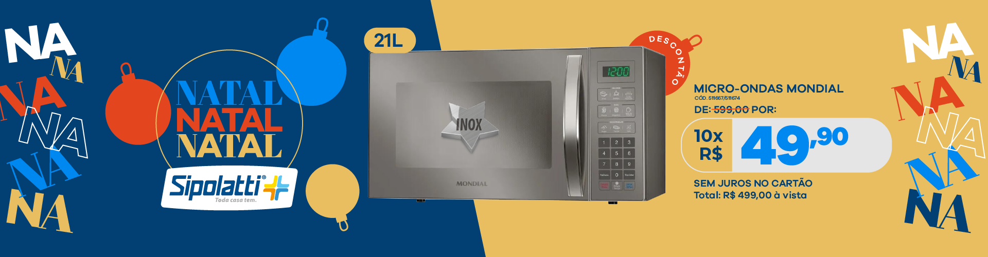 Micro-ondas Mondial 21L Função Tira Odor e Manter Aquecido MO-01-21-E